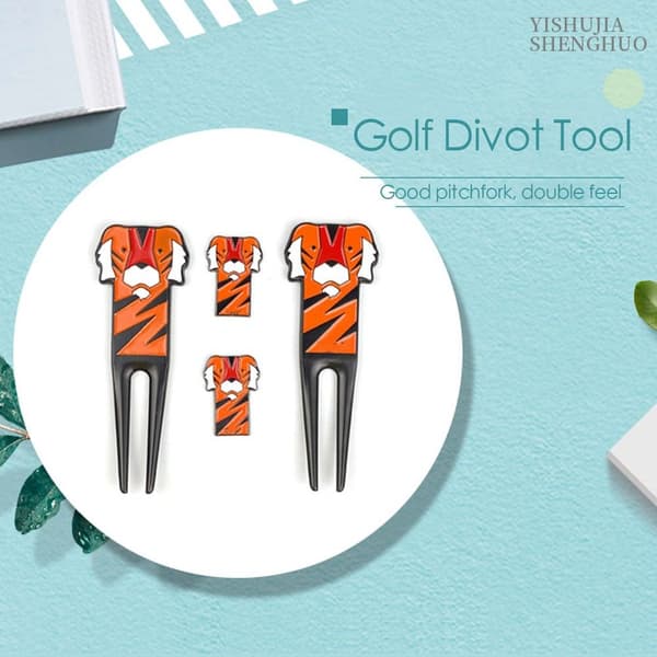 Golf Divot Pitch Repairer Tool Golfgaffelstift