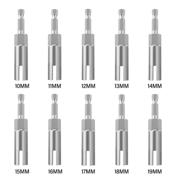 Siipimutterin ohjaimen ura perhospultin hylsyholkki 15 mm 15 mm 15MM