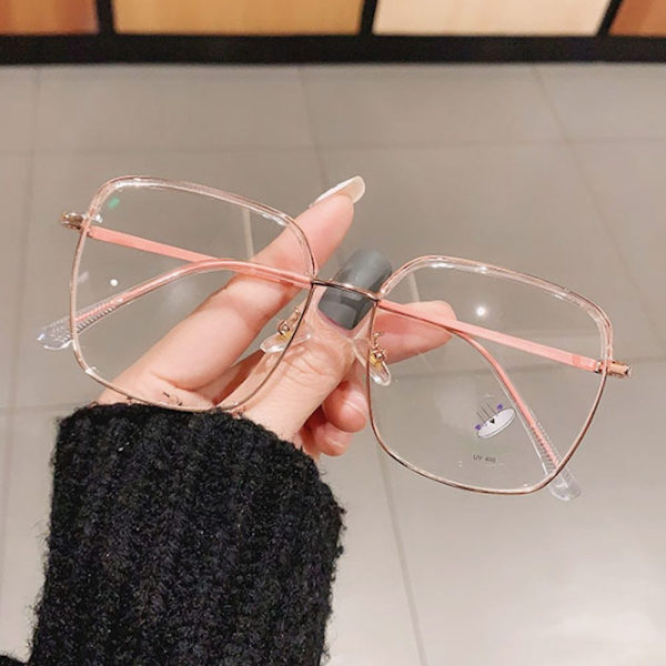 Anti-Blue Light Glasses Ylisuuret silmälasit PINK Pink