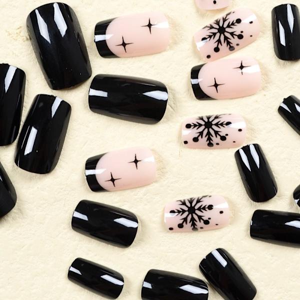 Christmas French Fake Nails False Nail Press on Nails