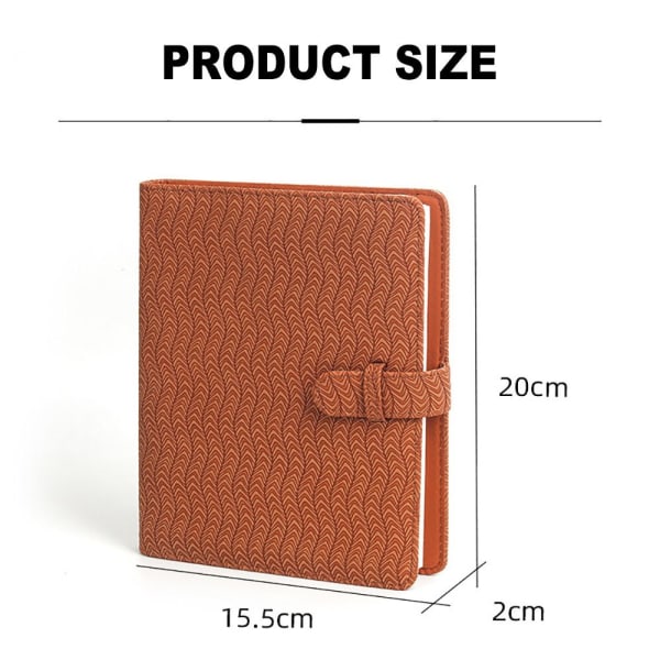 Instant Camera Photo Album 3 tommer fotoopbevaring Embossed-Brown