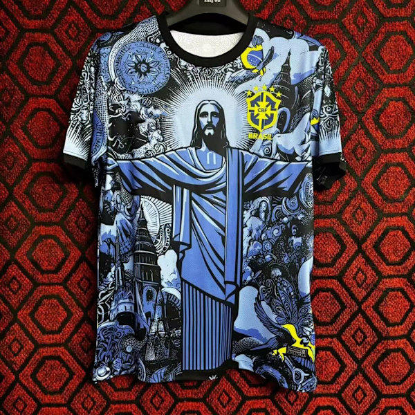 Sæson 2425 Brasilien Special Edition Trøje Thai Version Kortærmet Fodboldtrøje Hurtigtørrende Åndbar Sportsbeklædning S