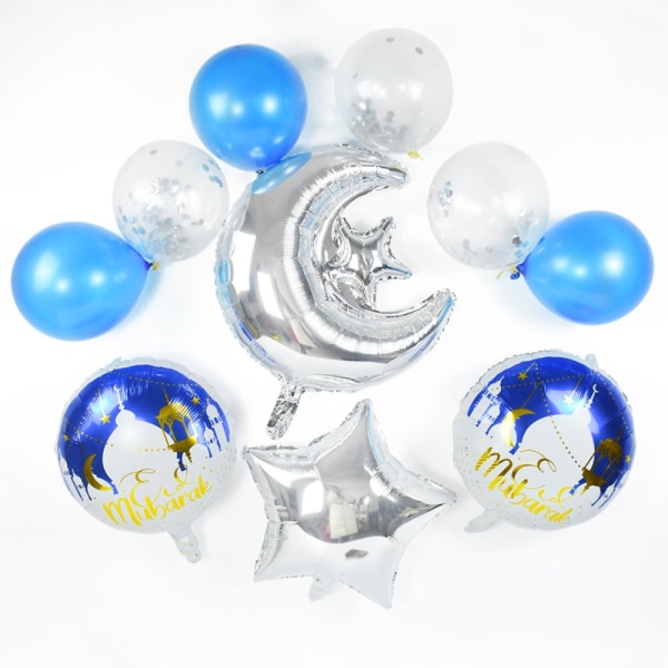 10 stk al-Adha Ballonger Eid Mubarak Ballonger 04 04