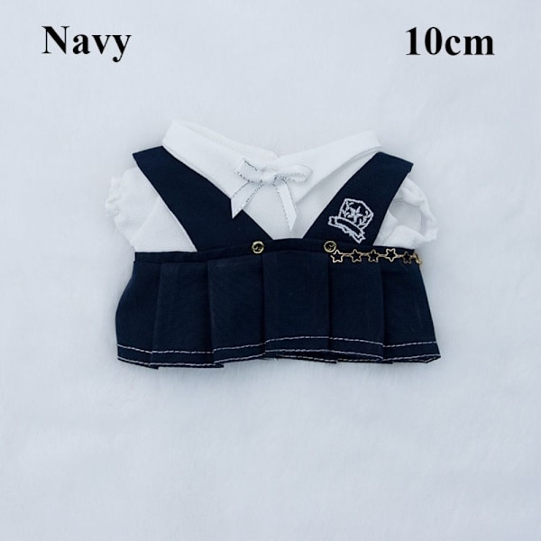 1 Set 10/20cm Dockkläder Dockklänningar NAVY 10CM Navy 10cm