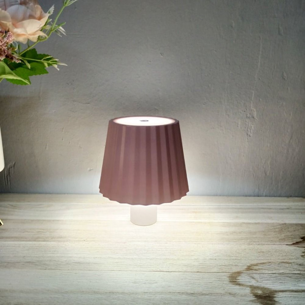 Pöytävalaisin Yövalo PINK pink