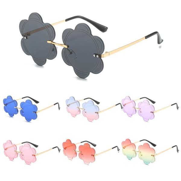 Flower Lens Solbriller Mode Solbriller SORT SORT Black
