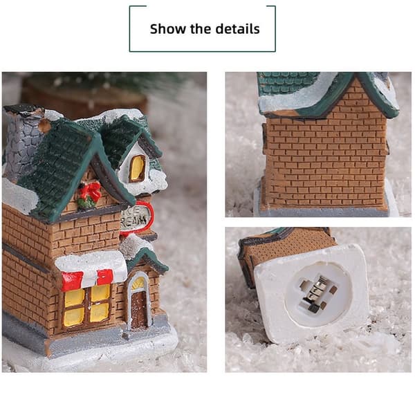 Mini House Miniature julepynt J J J