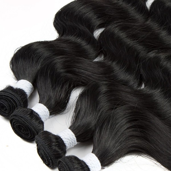 Peruukki Nature MUSTA black