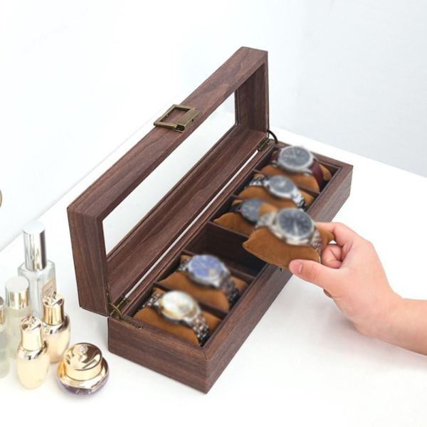 Watch Pu Leather 3 GRIDS case GRIDS 3 Grids