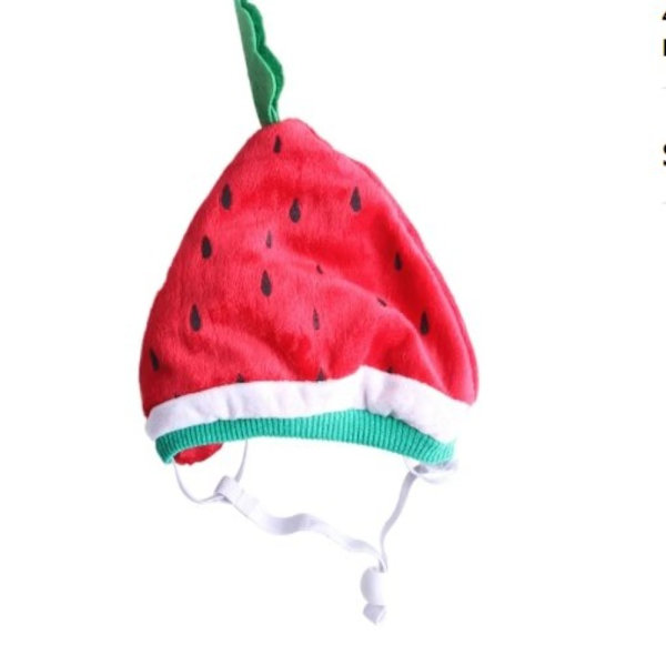 Hatt til katt Jul Katt Cross Dressing Hat Cat Watermelon Hat