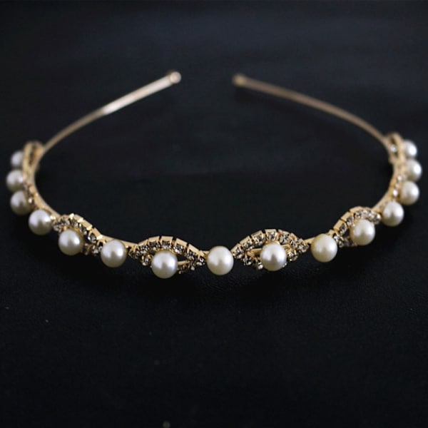 Rhinestone Hårbåge Brudhåraccessoarer GOLD2 GOLD2 Gold2