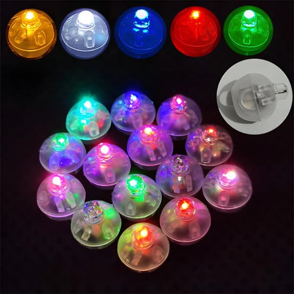 50st Glödande Ball Flash Lights VIT white