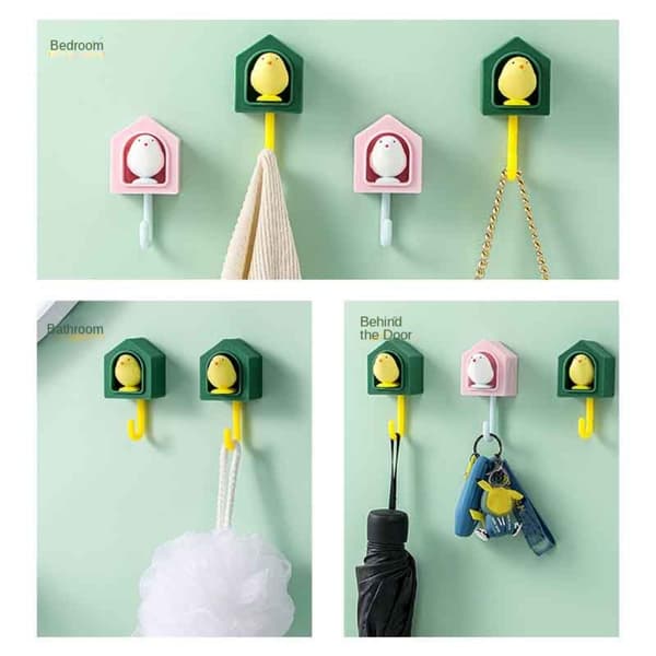 Small Bird Hook Door Ripustimet VIHREÄ 2KPL 2KPL green 2pcs-2pcs