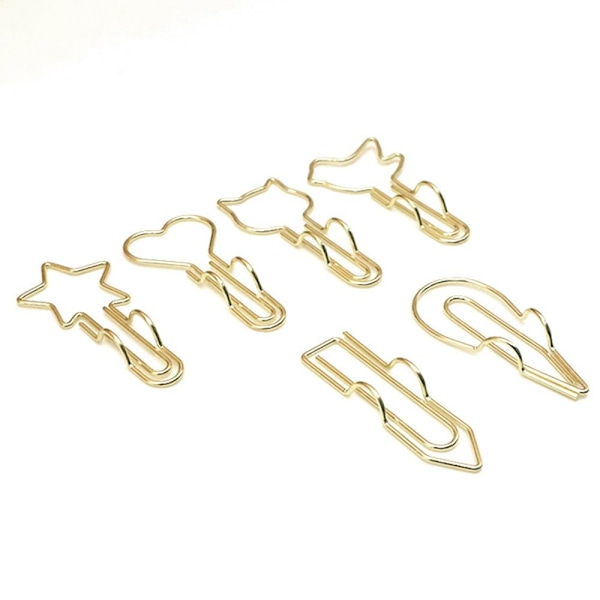 10 STK/pose Penn Fix Clip Papirklips CAT CAT Cat