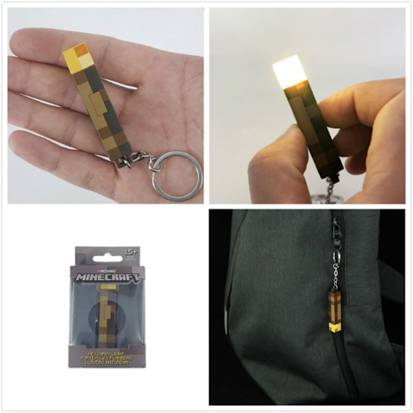 Brownstone Torch Minecraft Lys
