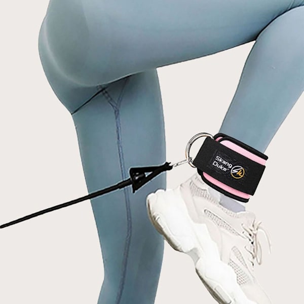 Fitness Ankelstropper Fodstøtte SORT 1 STK 1 STK Black 1pcs-1pcs