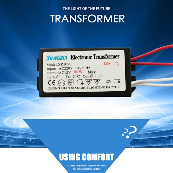 lampa elektronisk transformator 18W/28W/48W/72W/100W Adapter 80W 80W 80W