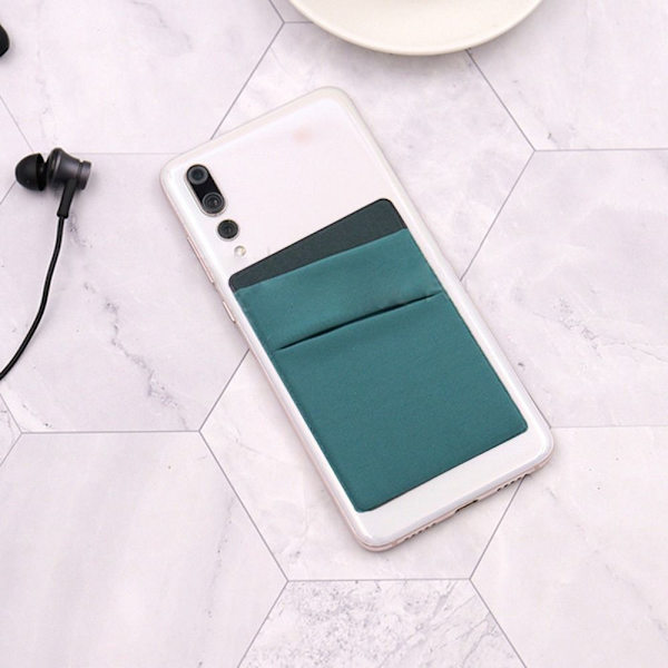 Business Credit Pocket Phone Bakre Korthållare GRÖN Green