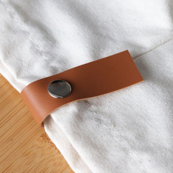 Lærred Tissue Box Servietholder GRÅ grey