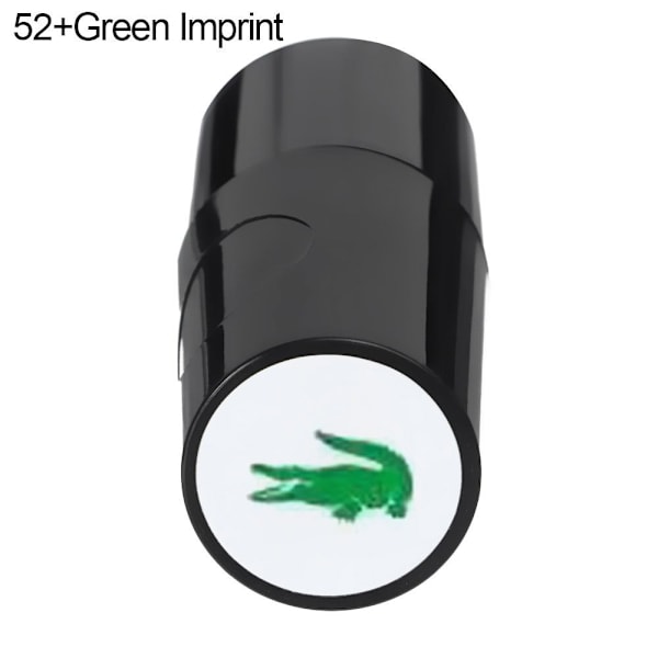 Golf Ball Stamp Golf Stamp Marker 52+GRØNN IMPRESSUM 52+GRØNN 52+Green Imprint