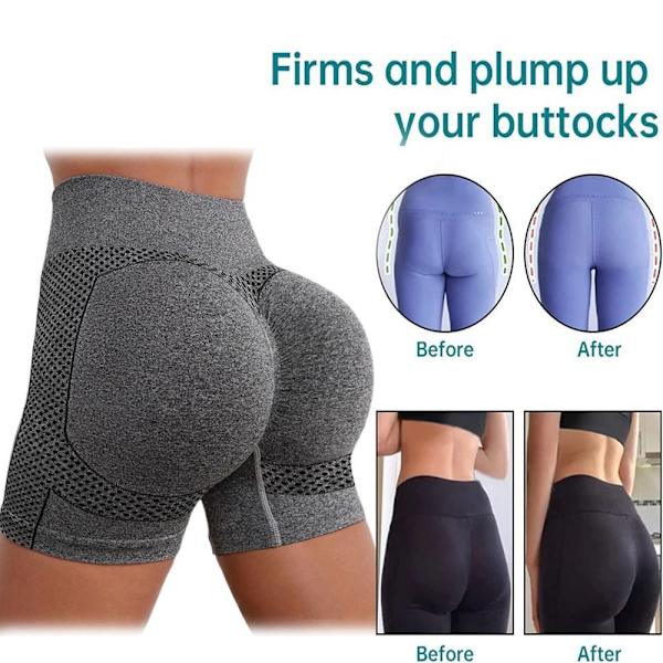Ionimuotoilushortsit Butt Lifting Shortsit MUSTA M (53-63KG) black M(53-63kg)