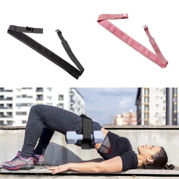 Hip Thrust Bælte Glute Bridge Pad SORT black
