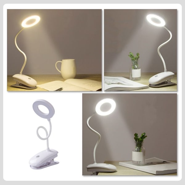 USB-clip-on skrivebordslampe LED Study Light Øjenbeskyttelseslamper
