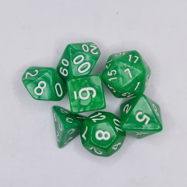 7 kpl / set DND Dice Polyhedral Dice STYLE 1 STYLE 1 Style 1