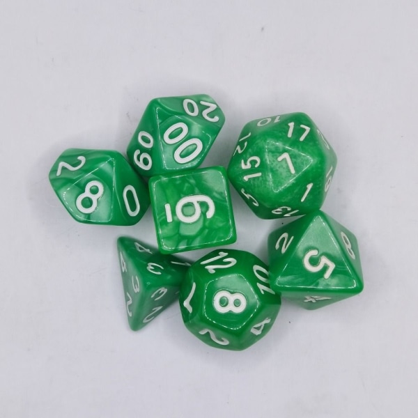 7 kpl / set DND Dice Polyhedral Dice STYLE 4 STYLE 4 Style 4