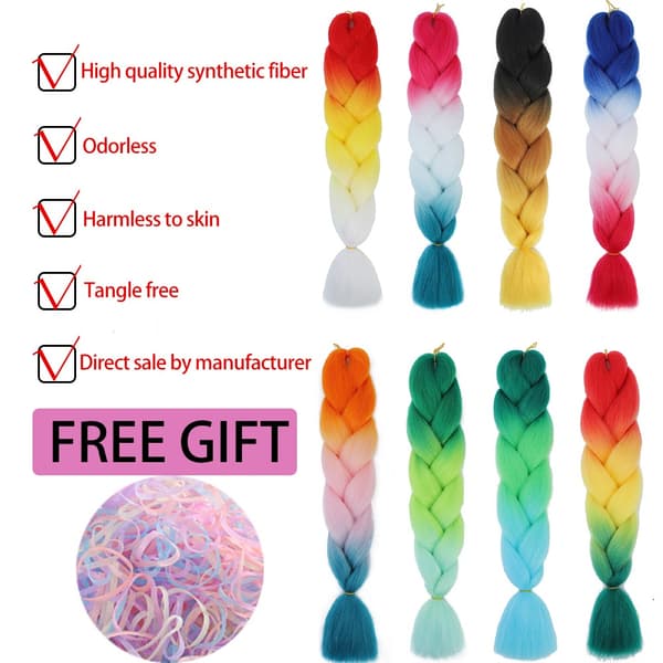 Jumbo Braid Braid Hair Extension 3 3 3