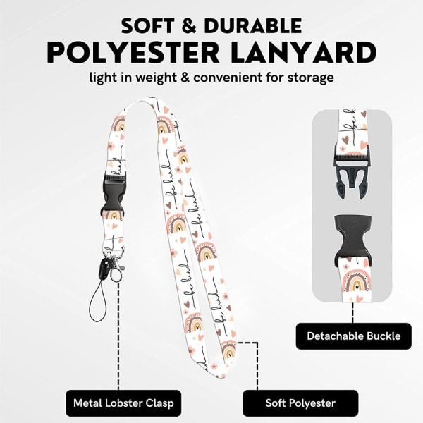 ID-mærkeholders navneskilt Lanyard 5 5 5