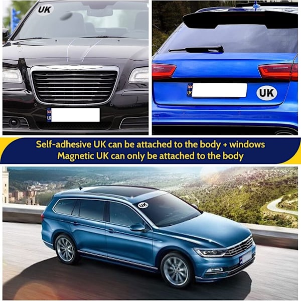 5 st Bildekaler Nummerskylt I I I