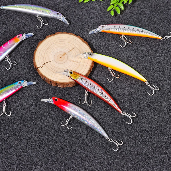 Sjunkande Minnow Baits Fiskkrokar FÄRG G FÄRG G Color G