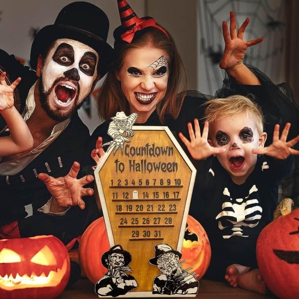 Halloween Nedräkningskalender Adventskalender Väggkalender