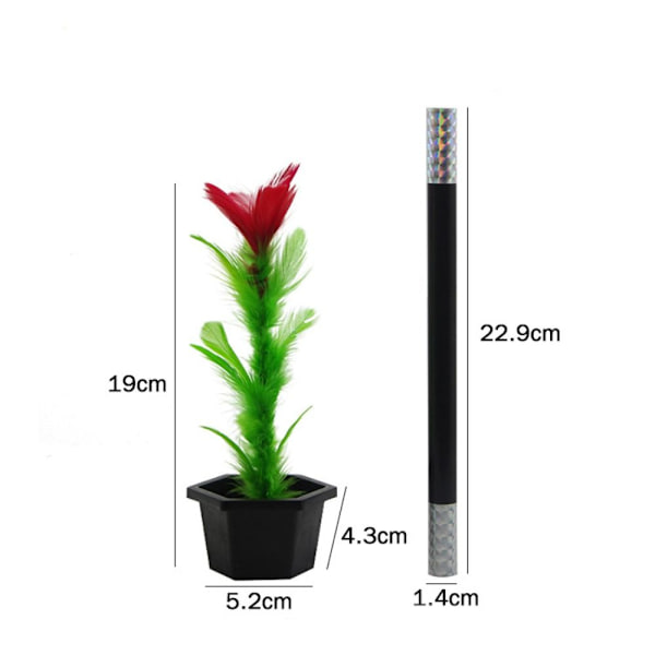 Tomma krukor producerar blommor Magic trick LITEN small