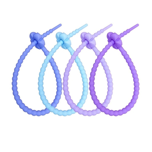 10 kpl Nippuside silikoniköysi VÄRI 3 VÄRI 3 Color 3