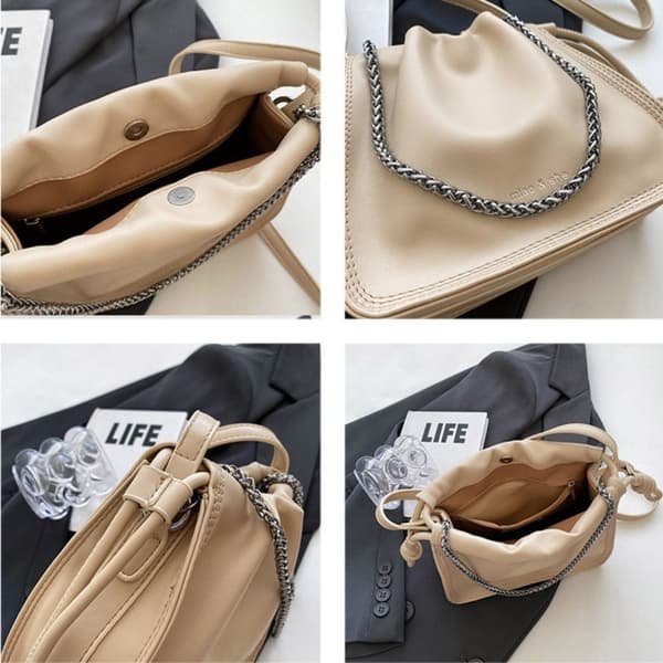 Tygpåsar Underarmshandväska BRUN brown