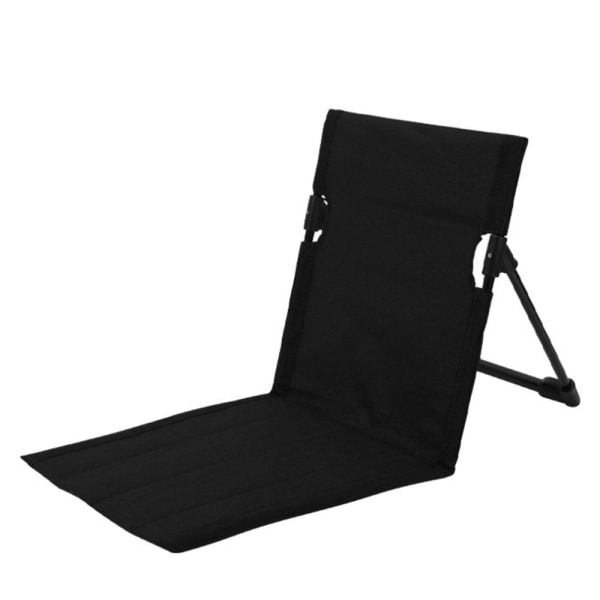 Sammenleggbar strandstol Integrert ryggstol SORT Black