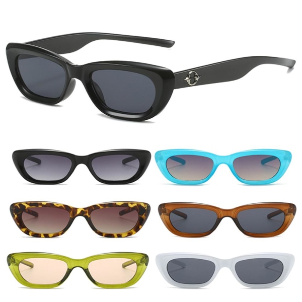 Cat Eye Solbriller Star Y2K Solbriller SORT-SORT SORT-SORT Black-Black