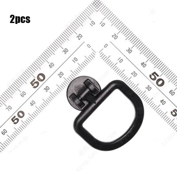 2/4 stk D Ring Clip Mountain Clamp 4 4 4