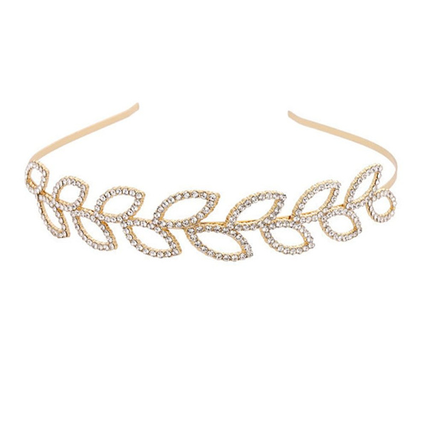 Rhinestone Hårbåge Brudhåraccessoarer GOLD2 GOLD2 gold2