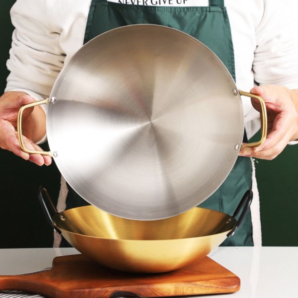 Wok Pan Stekegryte SØLV 22CM Silver 22cm