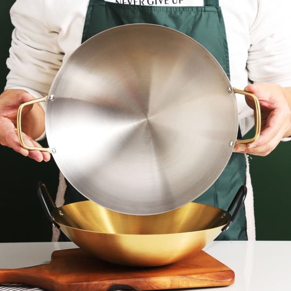 Wok Pan Stekegryte SØLV 24CM Silver 24cm