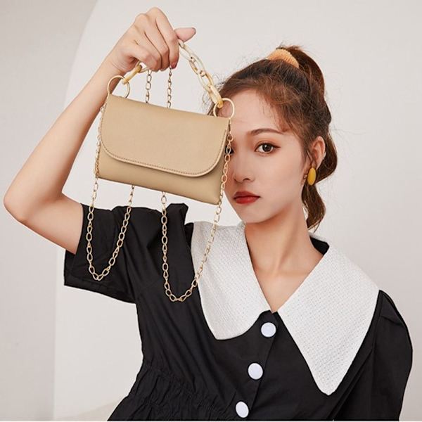 Skulder Satchel Crossbody Taske HVID white