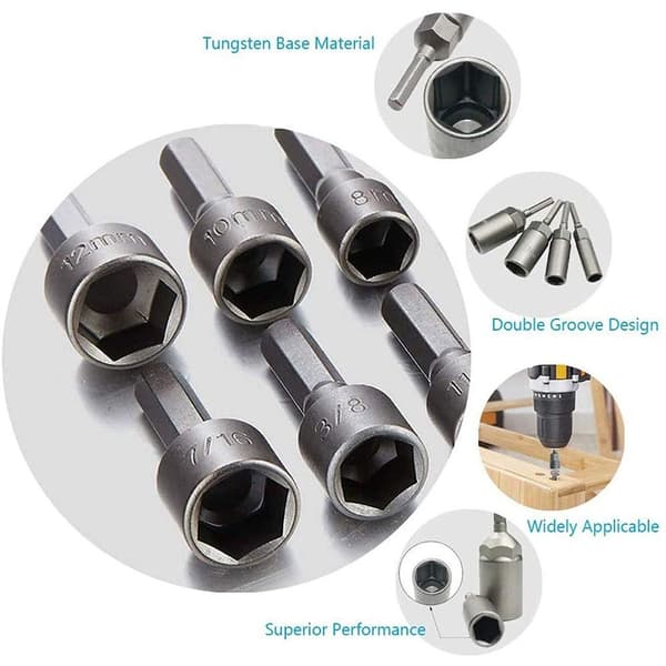 9/14 kpl Hex SocketS holkkisuuttimet mutteri 9 kpl 9 kpl 9pcs
