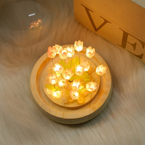 Tulip Night Light lämpökutistuva kalvo KELTAINEN 16 KPL TULPAP 16 KPL Yellow 16PCS Tulip-16PCS Tulip