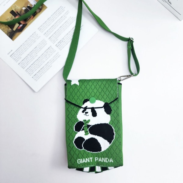 Panda strikkede tasker Casual skuldertasker FLIP COVER FLIP COVER Flip Cover