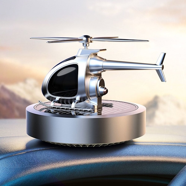 Bil Air Freshener Helikopter Duft SORT Black