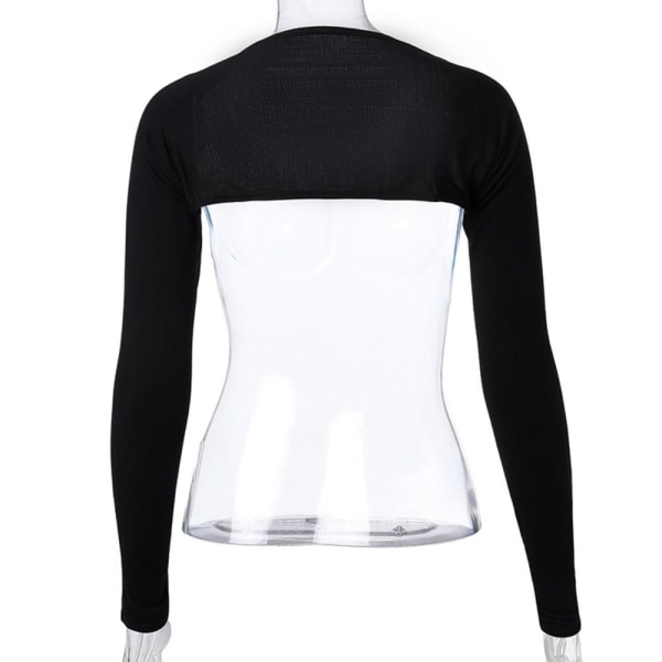 Arm Ärmar Sjal Arm Cover Shrug SVART black