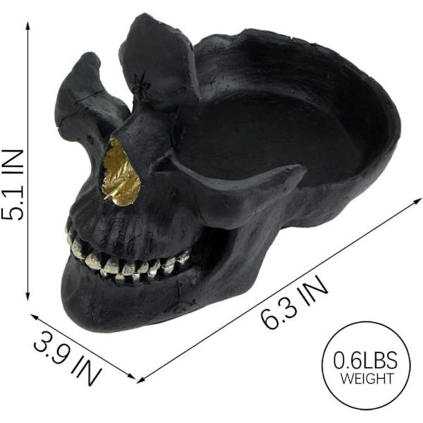 Skull Brilleholder Skelet Opbevaringsstativ SORT black
